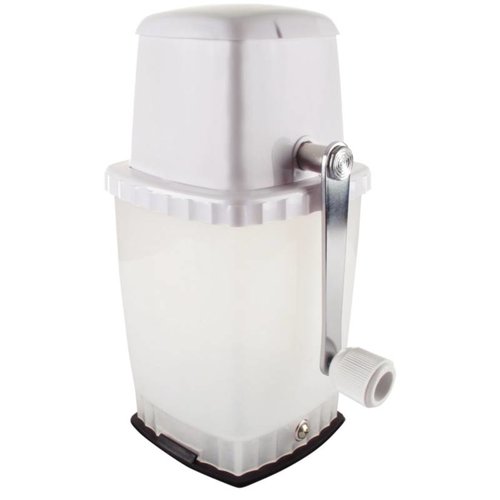  HorecaTraders Ice crusher with vacuum base | white 