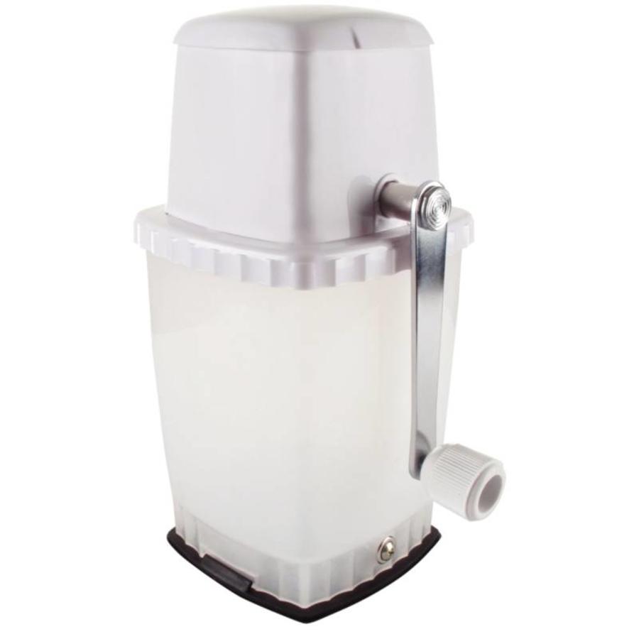Ice crusher with vacuum base | white