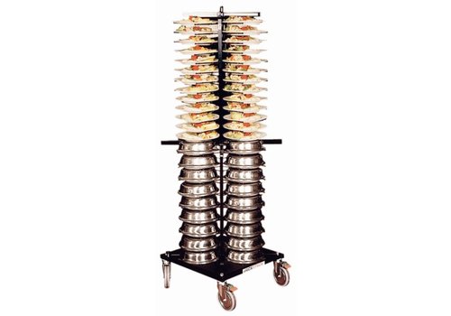  Jackstack Égouttoir à assiettes à roulettes 88 assiettes 