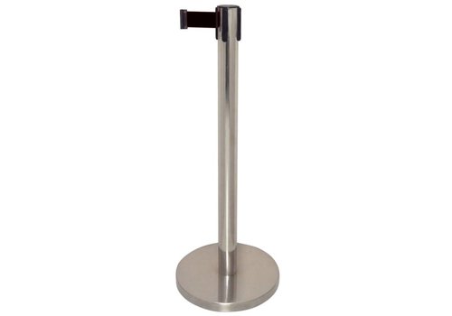  Bolero Borne en acier inoxydable avec sangle noire extensible 