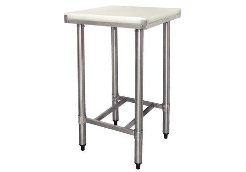  Vogue Table de travail en acier inoxydable avec planche à découper 