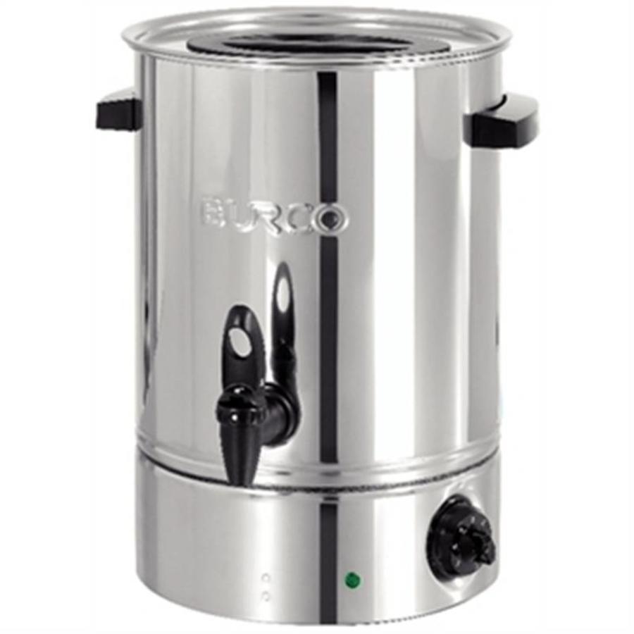 Stainless steel mulled wine kettle / hot water dispenser 10 liters
