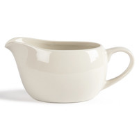 Ivory gravy boat porcelain | 34 cl (pieces 6)