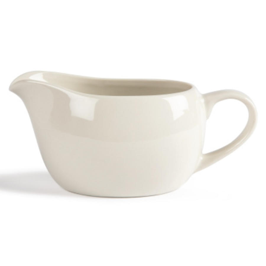 Saucière en porcelaine ivoire | 34 cl (6 pièces)