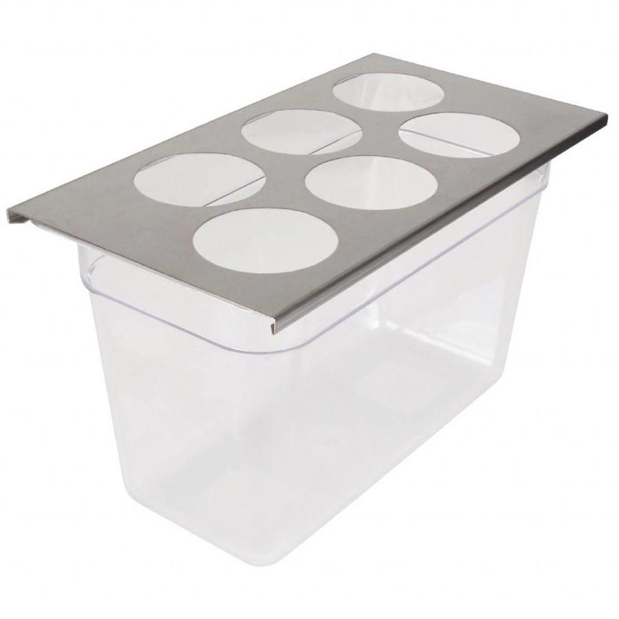 FIFO dispenser organizer 6-hole GN 1/3