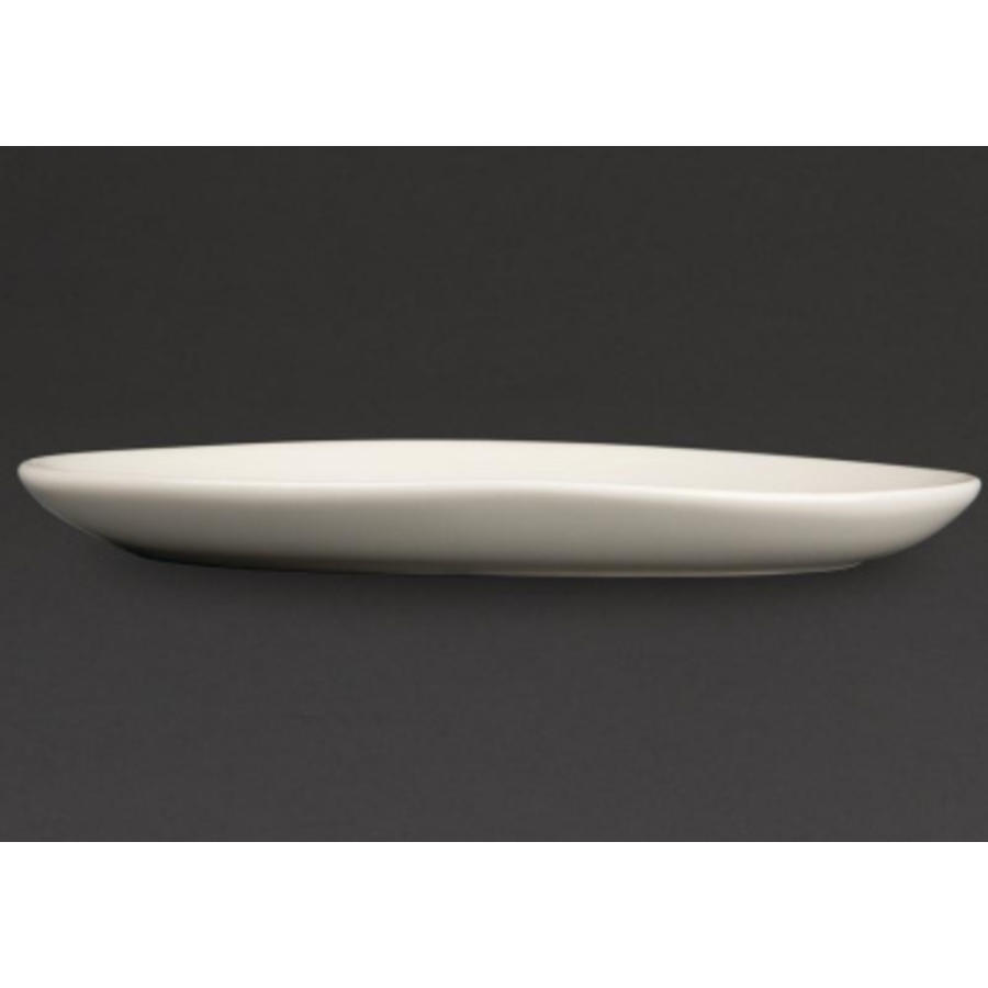 Oval Dish Ivory 33 cm (6 pieces)