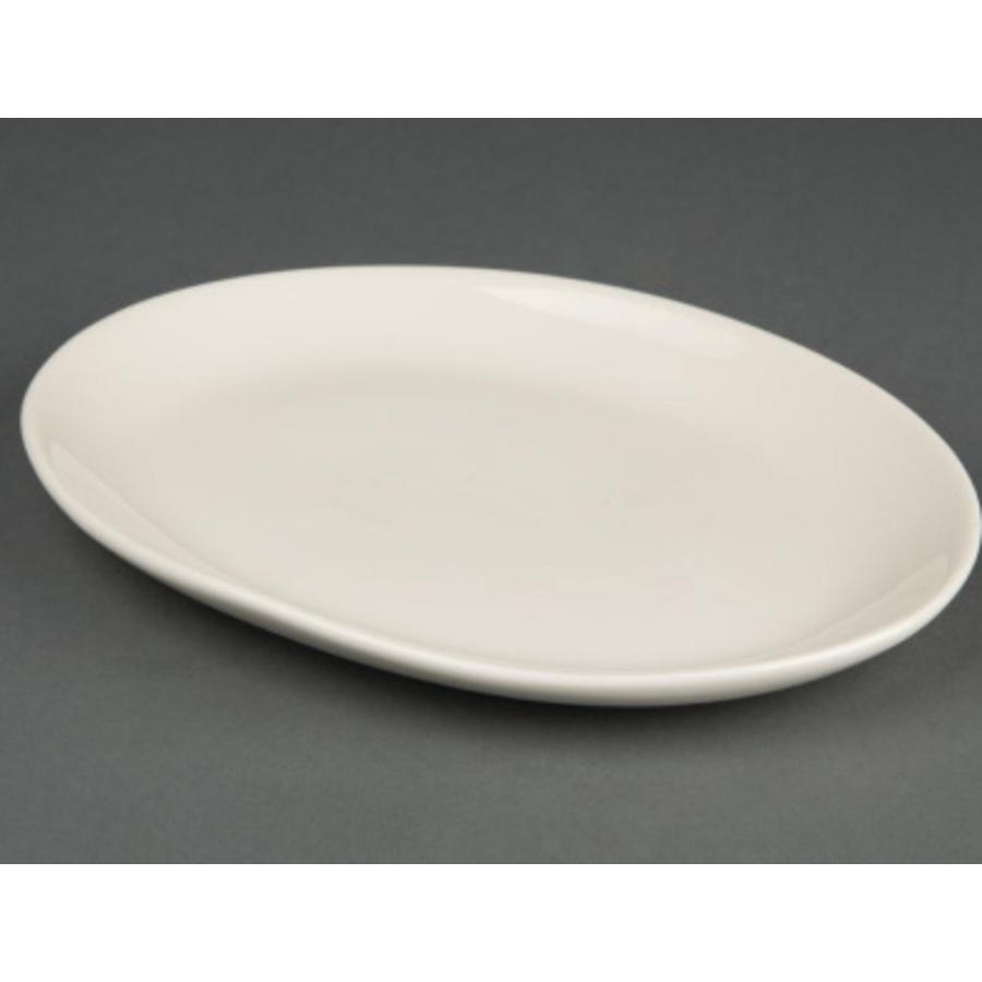 Oval Bowl Ivory 33 cm (pieces 6)