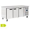 Polar Patisserie Refrigerated workbench 3 doors | 86x202x80cm
