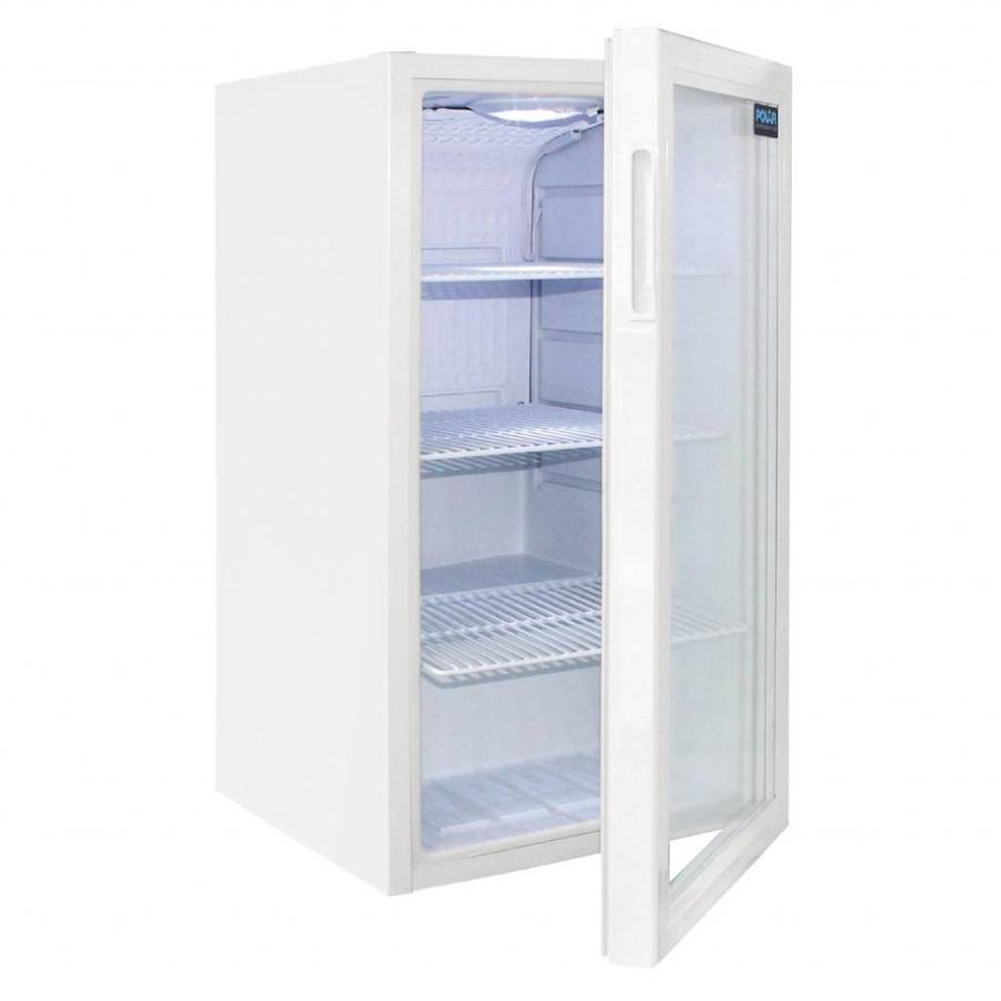 Dosenkühlschrank Glastür weiß 88 Liter | 82,5 x 43 x 48 cm