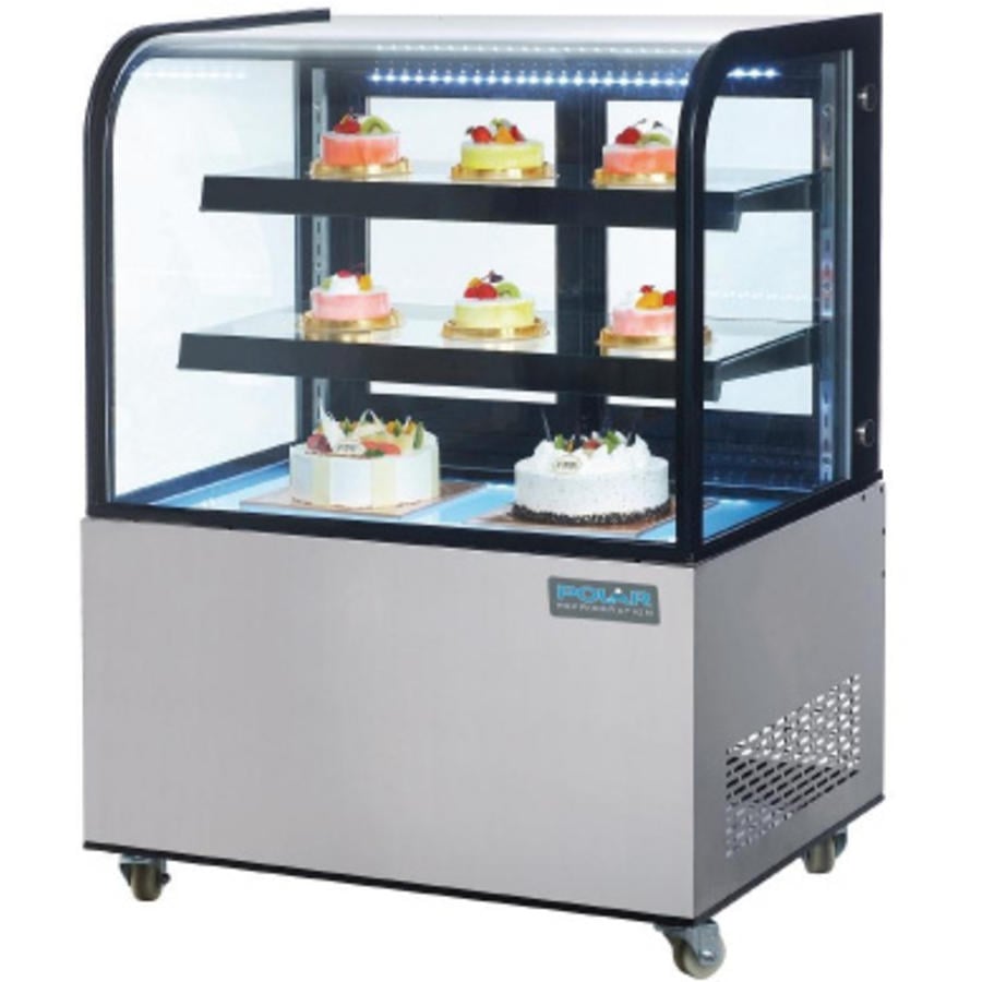 Vitrine réfrigérée avec verre bombé 270 litres