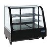 Polar Cooling display - Table showcase - black 100 liters