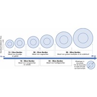 Assiette plate ovale en porcelaine | 25 cm (12 pièces)
