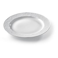 Assiette plate en porcelaine d'hôtel | 16x18 cm (6 pièces)