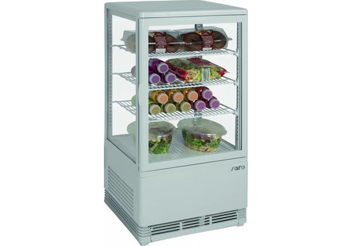  Saro Mini refrigerated display case with 3 grids 