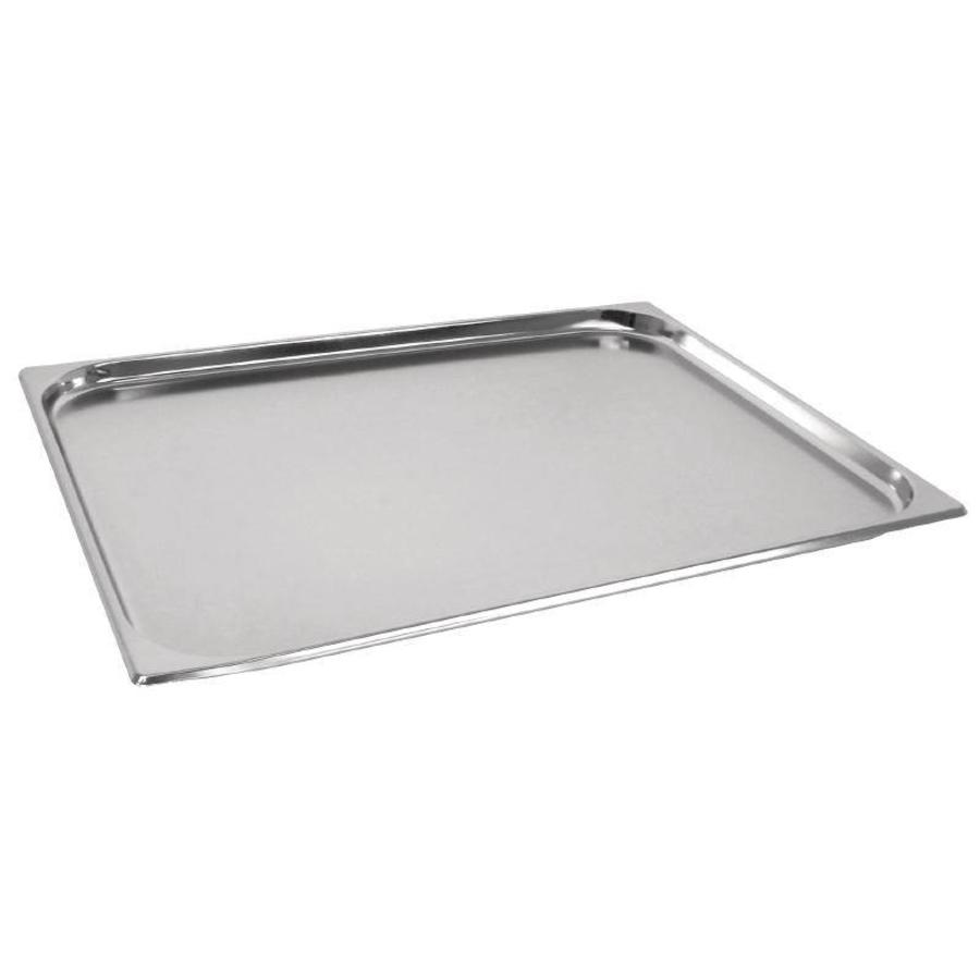 Stainless Steel Gastronorm 2/1 Containers | 6 Sizes