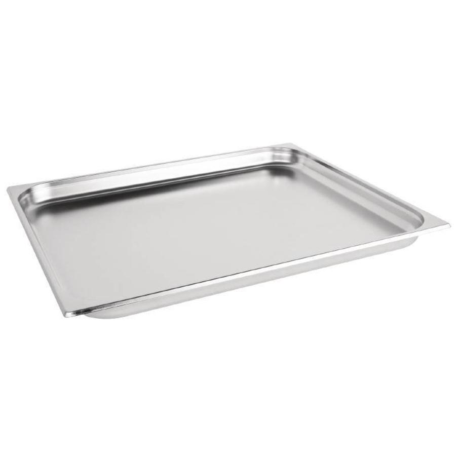 Stainless Steel Gastronorm 2/1 Baking | 6 Formats