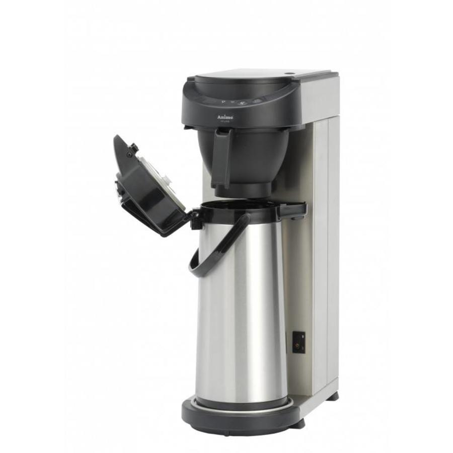 Machine à café professionnelle avec raccordement à l'eau