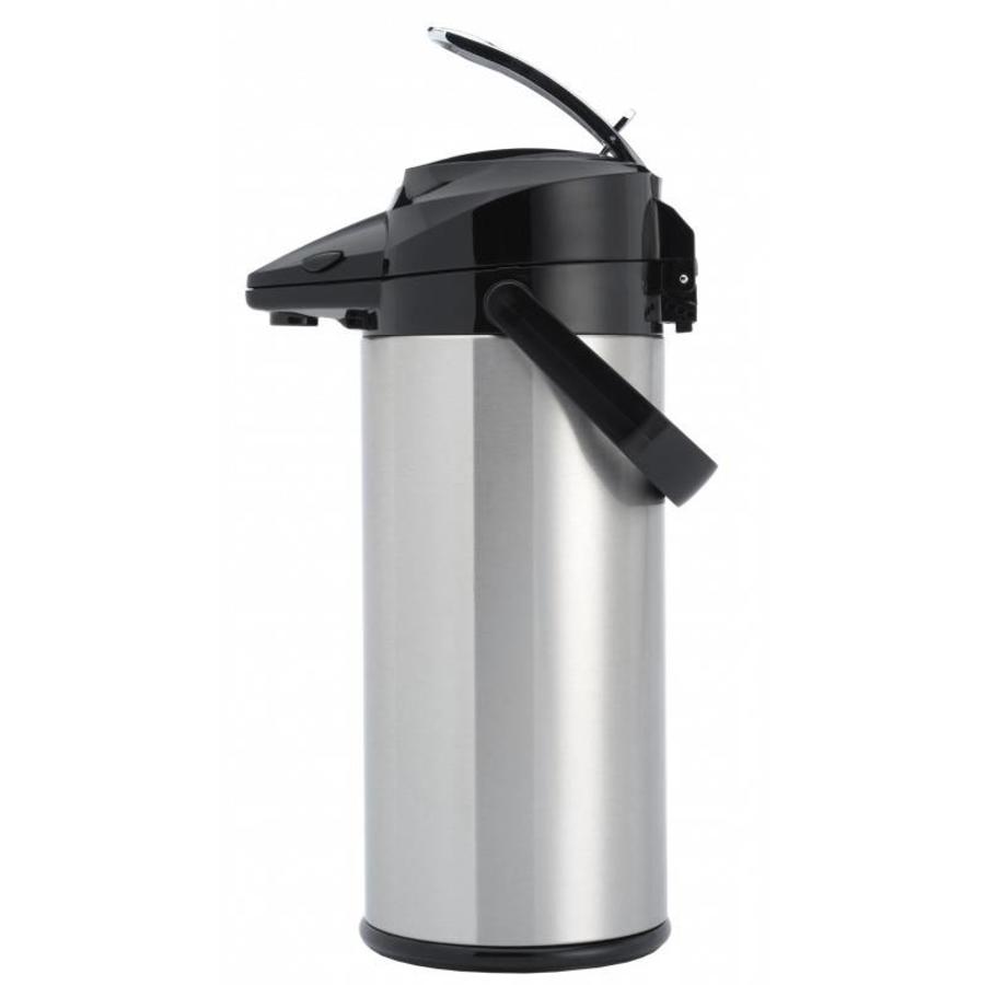 Pump thermos | 2.1 liters | Stainless steel (inner bottle glass)