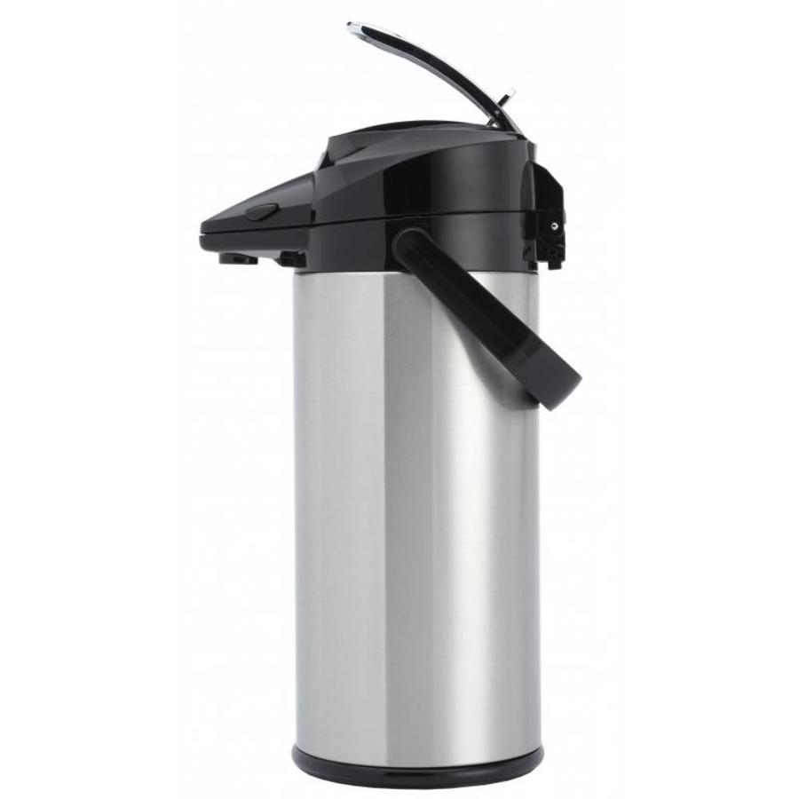 Pumpthermoskanne | 2,1 Liter | Edelstahl (Flascheninnenglas)