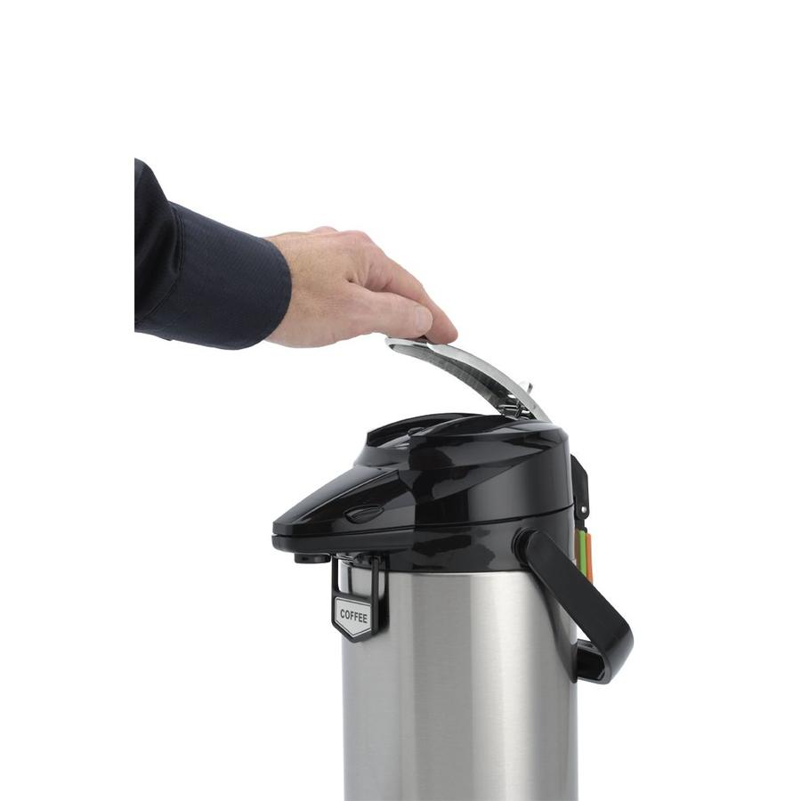 Pumpthermoskanne | 2,1 Liter | Edelstahl (Flascheninnenglas)