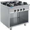 Saro Catering Gas Stove with Storage Space 24kW | 4 Burners