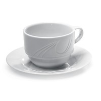 Hendi Cappuccino Cup White Porcelain | 23cl (12 pieces)