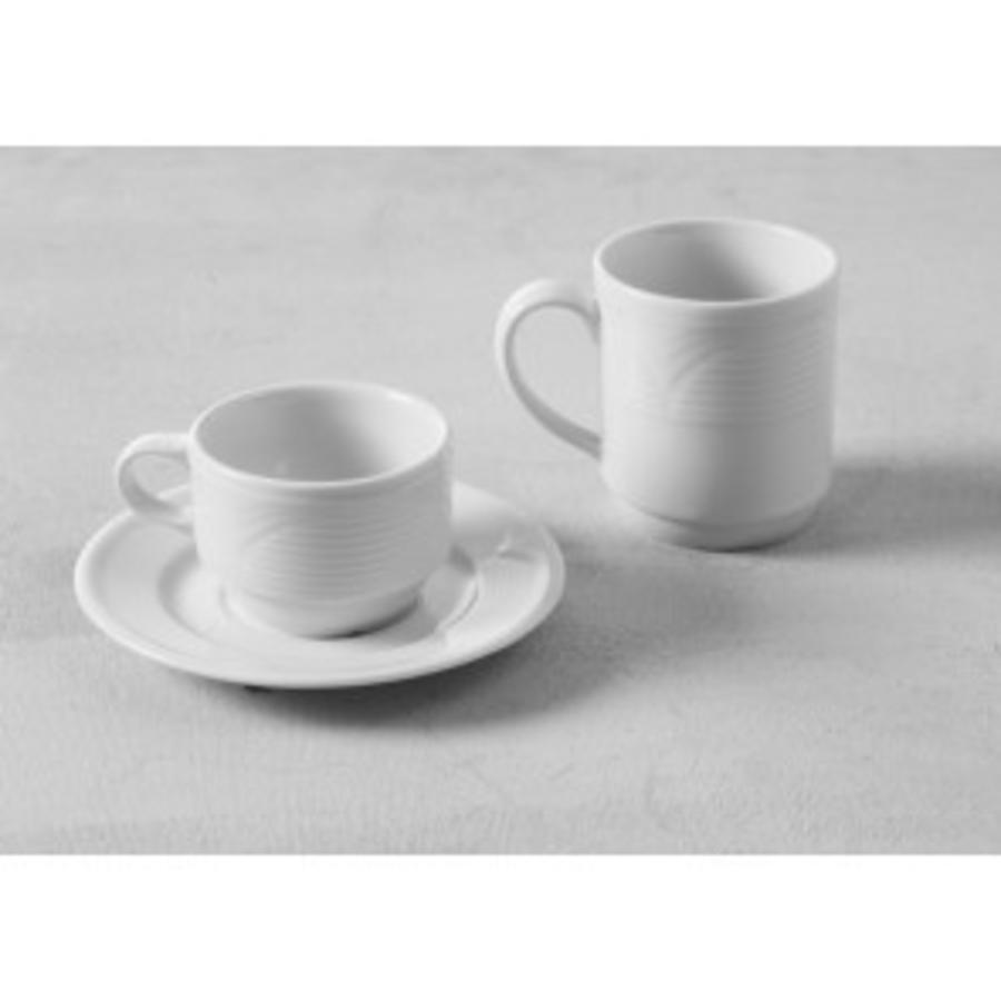 Tasse à café/thé en porcelaine Hendi | 220 ml (12 pièces)
