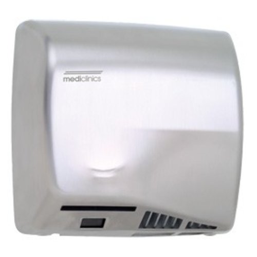  Mediclinics Super fast hand dryer stainless steel - Speedflow M06ACS - 10 sec 