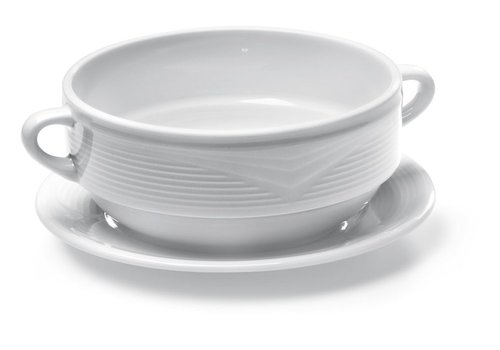  Hendi Bol à soupe en porcelaine blanche brillante Hendi | 380 ml | 12 pièces (6 pièces) 