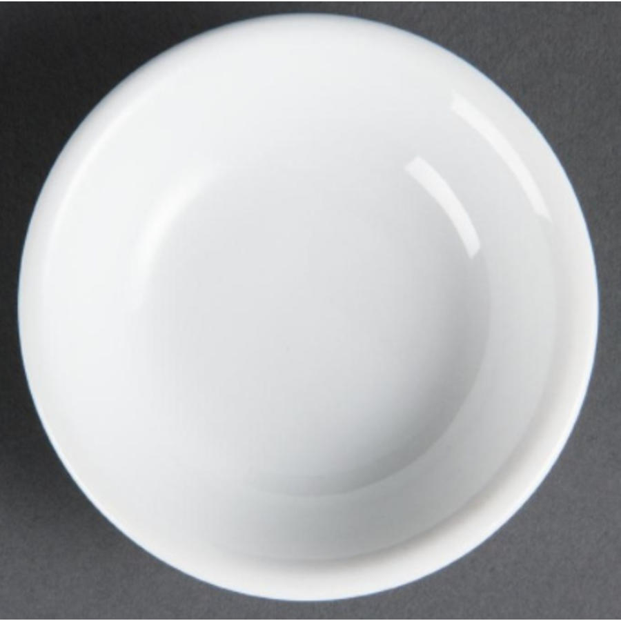 Olympia Whiteware Bol à sauce soja blanc rond 7 cm (12 pièces)