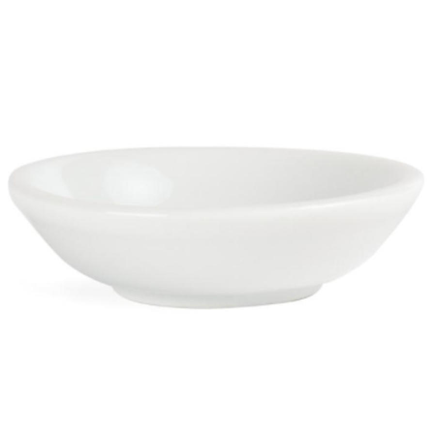 Olympia Whiteware Bol à sauce soja blanc rond 7 cm (12 pièces)