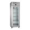 Gram RVS koelkast met enkele glazen deur | 2/1 GN | 610 Liter