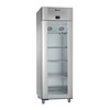 Gram Stainless steel refrigerator with a single glass door 2/1 GN | 610 liters