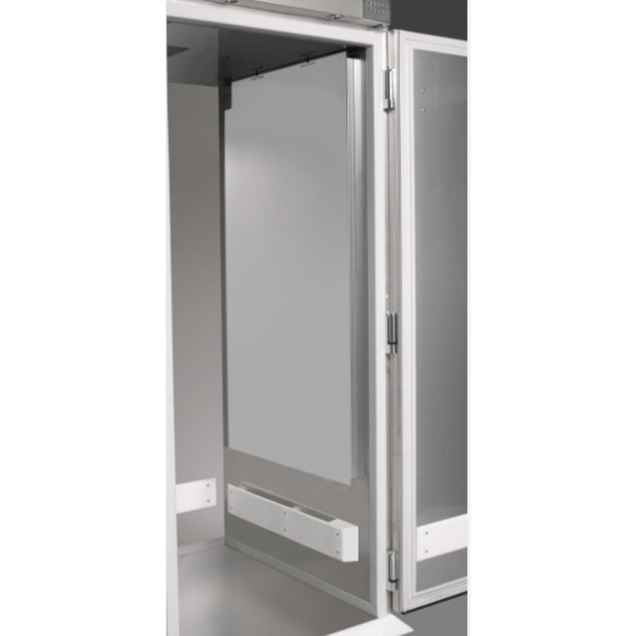 Réfrigérateur à porte simple Gram en acier inoxydable | 1422 litres