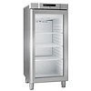 Gram Compact fridge stainless steel with glass door | 218 litres