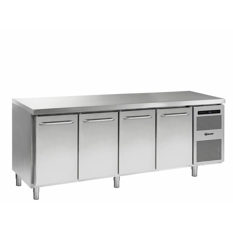 Gram Gastro freezer workbench with 4 doors | 668 liters