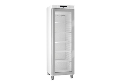  Gram Hoshizaki Kühlschrank Weiß mit Glastür 2/1GN | 346 Liter 