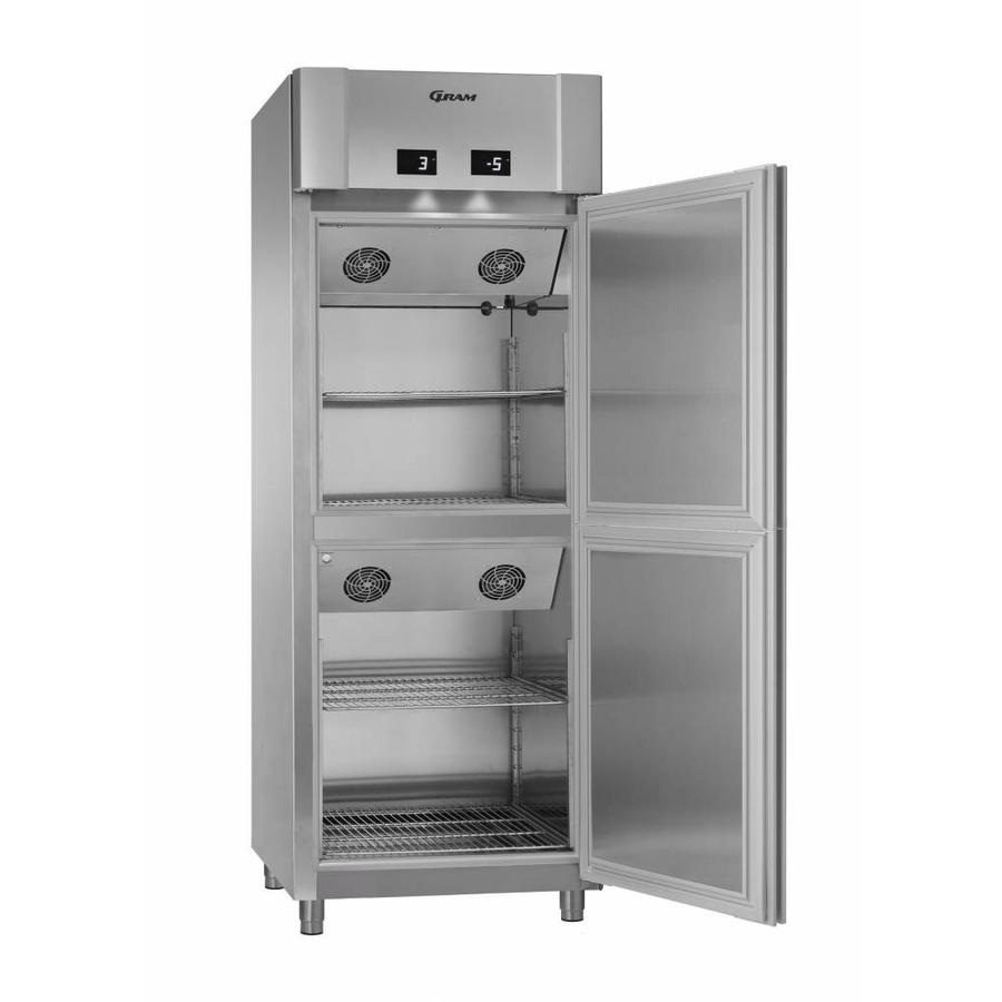 Gram Eco twin combi fridge / depth cooler 286 liters