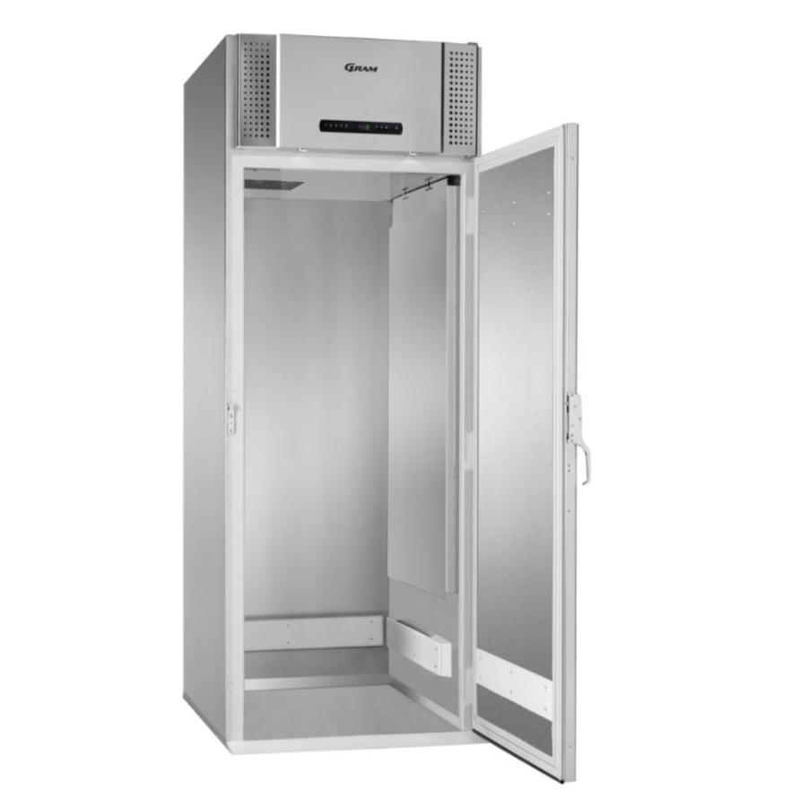 Gram stainless steel roll-in freezer single door | 1422 liters