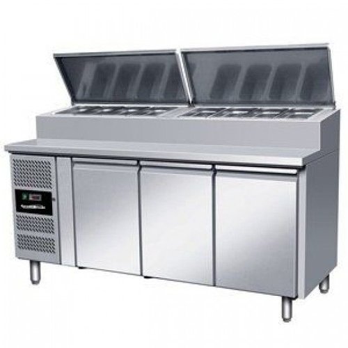  Combisteel Saladette Professional 3 Doors with Worksheet GROOTKUKEN 