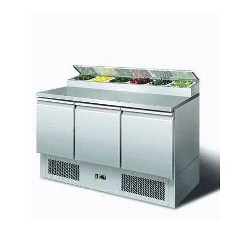  Combisteel Stainless steel Saladette 3 doors Best Buy! 