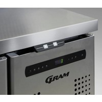 Gram stainless steel saladette 3 doors | 7x 1/3 GN | 506 liters