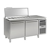 Gram Hoshizaki Gram stainless steel saladette 2 doors | 2x 1/1 GN | 586 liters