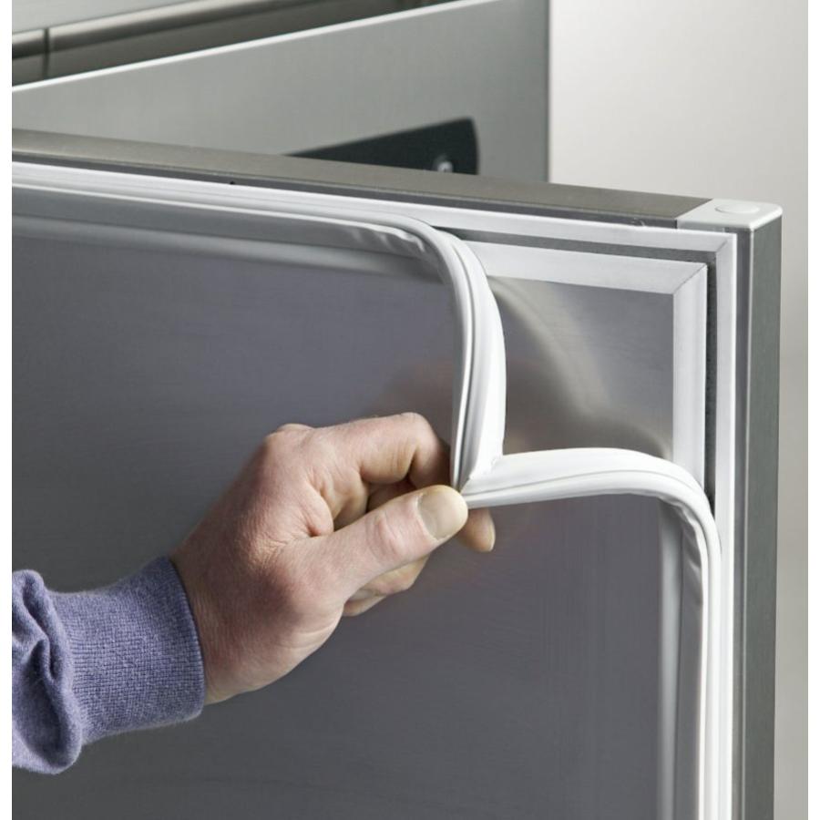 Salatschüssel aus Edelstahl mit 4 Türen | 9x 1/3 GN | 668 Liter