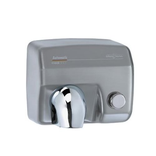  Mediclinics Hand dryer stainless steel mat with button Saniflow E05CS -2250W 