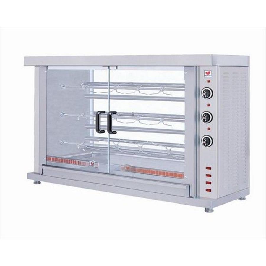 Hähnchengrill | Elektrisch | 3 Spieße