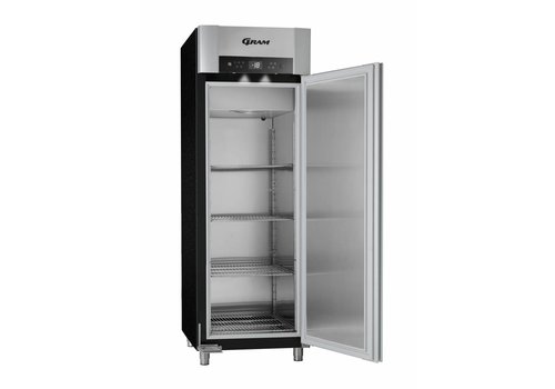  Gram SUPERIOR Freezer - 2/1 GN - Single door - Black 