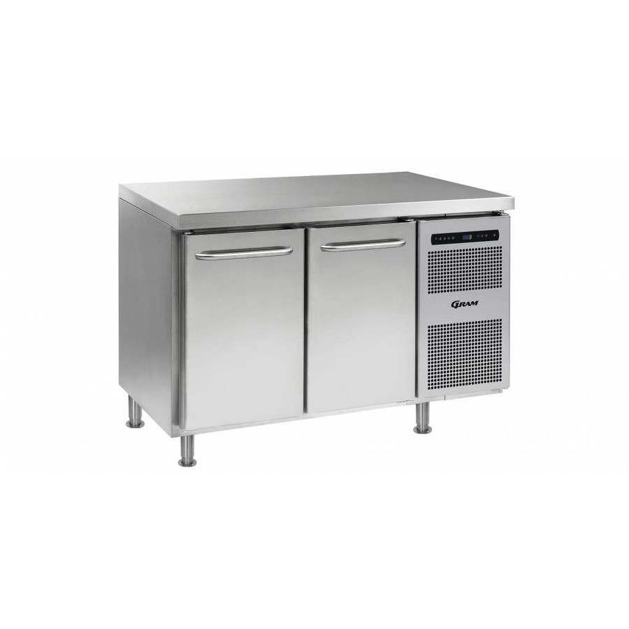 Établi réfrigéré Gram Gastro 1/1 GN | 2 portes | 345 litres