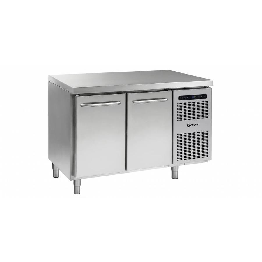 Banc de travail réfrigéré Gram Gastro | 2 portes | 345 litres
