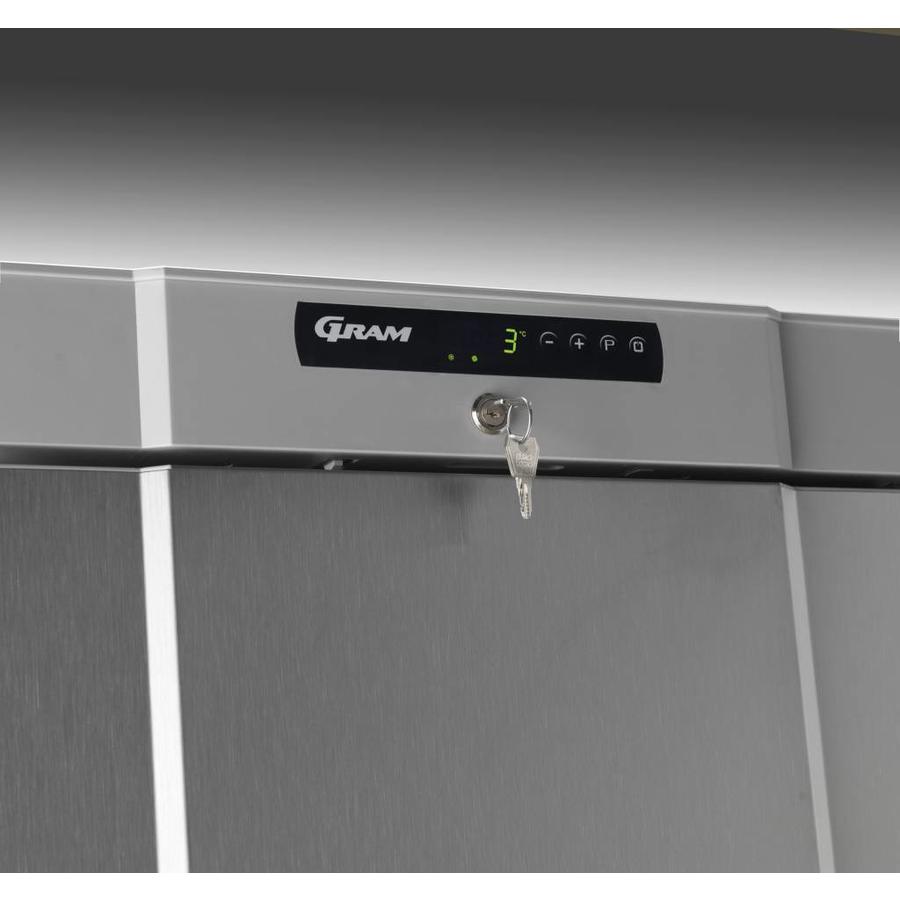 KOMPAKT-Gefrierschrank Edelstahl | 346 Liter